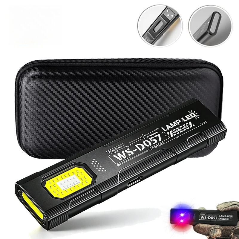 Mini Electronics Gadgets - LED Keychain Flashlight USB C Rechargeable