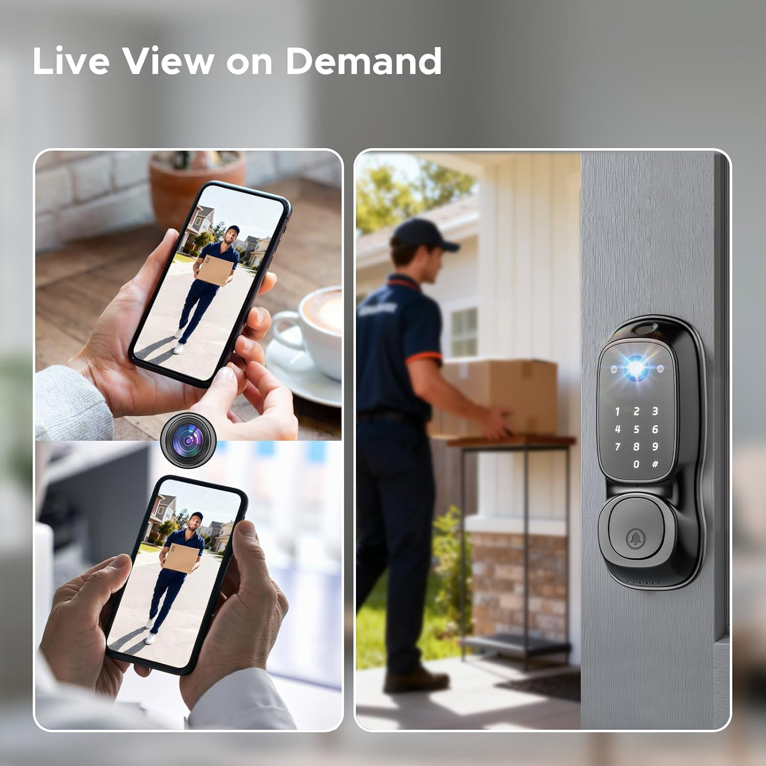 Tuya Wifi Smart Door Lock ‎Cam - огляд і ціна Electronics & Gadgets Starting With V