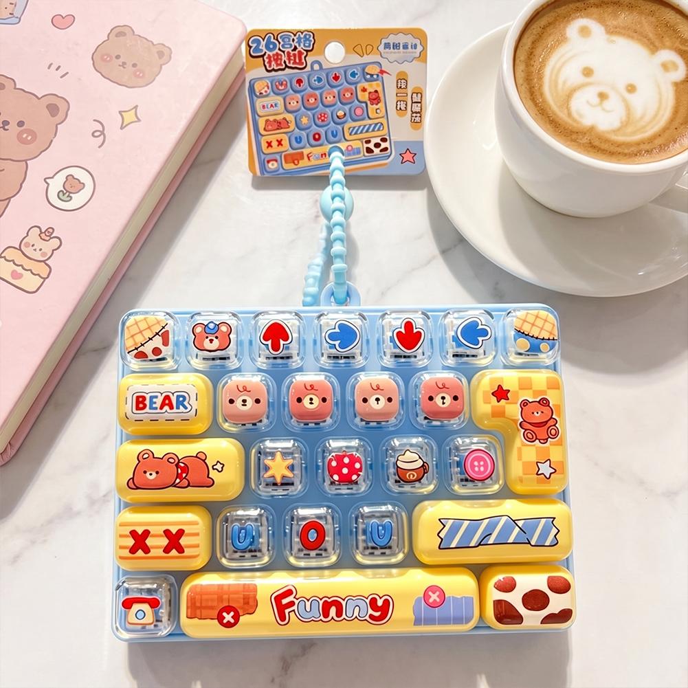 Mini 26 Keys Pop It Fidget Key - огляд і ціна Electronics Gadgets Bag