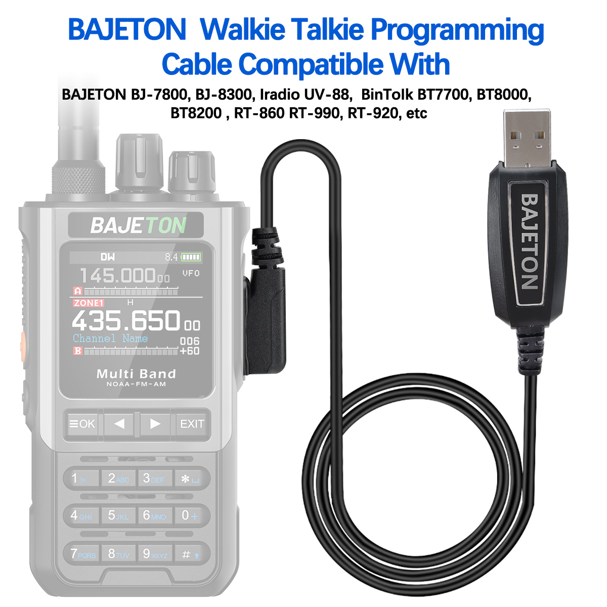 BAJETON Walkie Talkie USB Prog - огляд і ціна Mini Electronics Gadgets