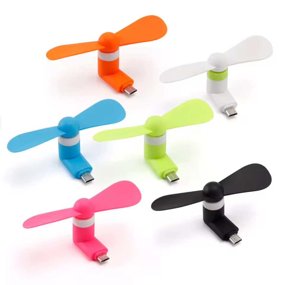 1 PCS Type C Mini Phone Fan Po - огляд і ціна Electronics Gadgets Sale