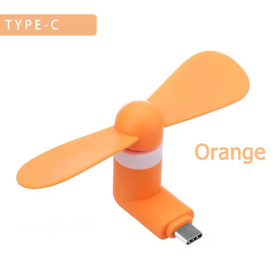 1 PCS Type C Mini Phone Fan Po - огляд і ціна Electronics Gadgets Sale
