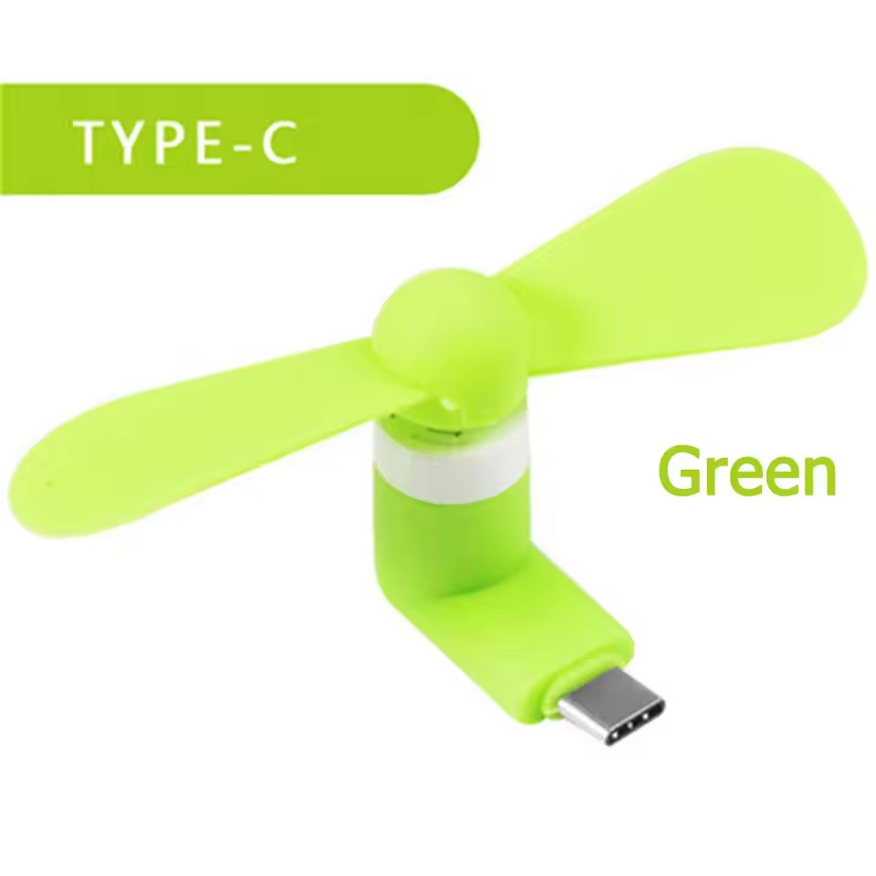 1 PCS Type C Mini Phone Fan Po - огляд і ціна Electronics Gadgets Sale