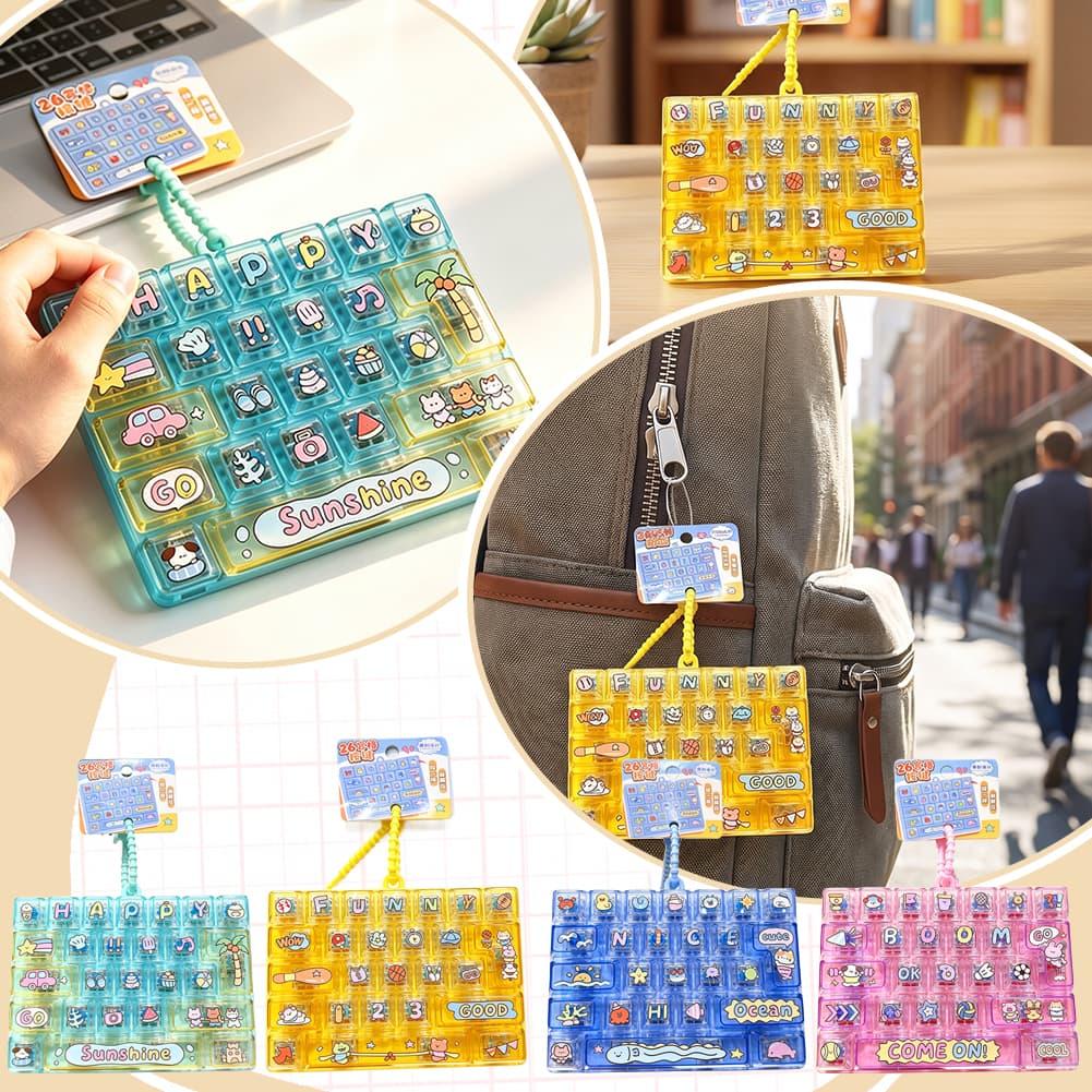 26 Key Fidget Button Keychain  - огляд і ціна Electronics Gadgets Bag