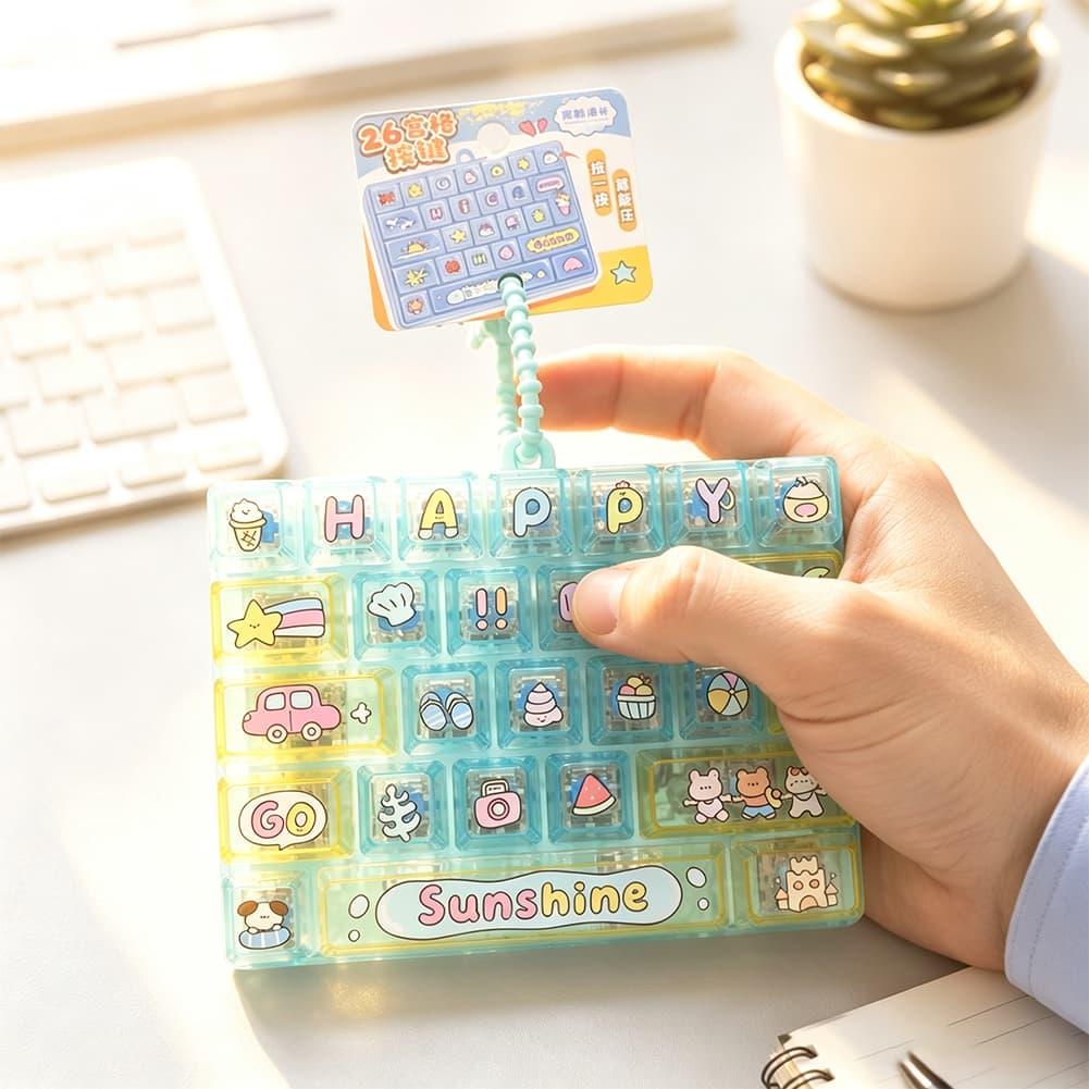 26 Key Fidget Button Keychain  - огляд і ціна Electronics Gadgets Bag