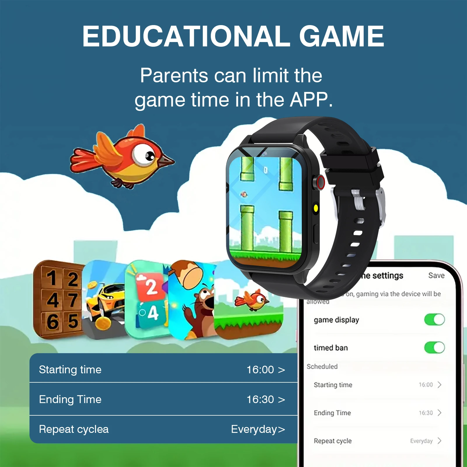 Kids′s Smart Watch 18 Games Ca - огляд і ціна Smart Watch Kids