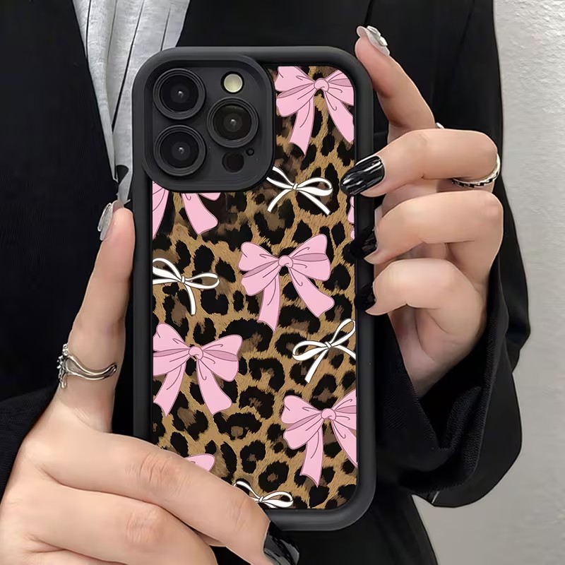 Leopard Print Bow Phone Case F - огляд і ціна Apple Iphone 16
