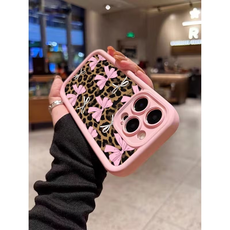 Leopard Print Bow Phone Case F - огляд і ціна Apple Iphone 16