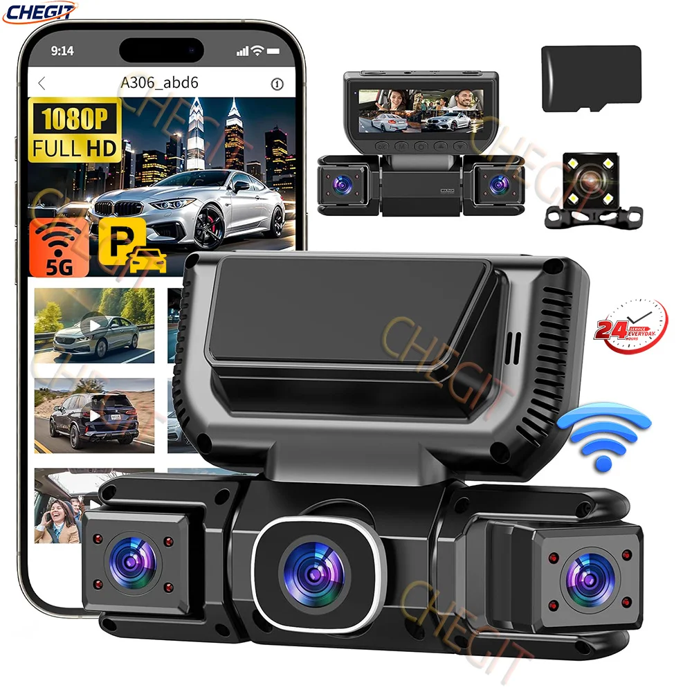 360 Degrees 4 Camera Front Lef - огляд і ціна Panoramic Dash Cam 360