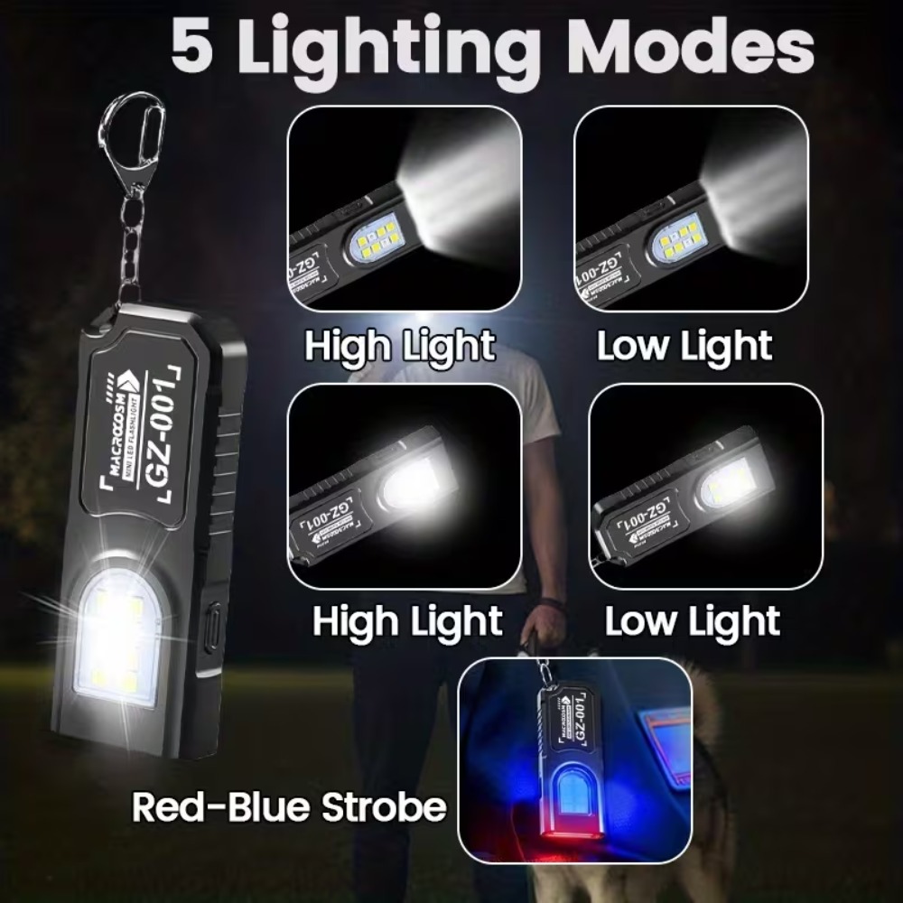 Mini COB LED Keychain Flashlig - огляд і ціна Mini Electronics Gadgets